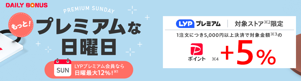 もっとプレミアムな日曜日